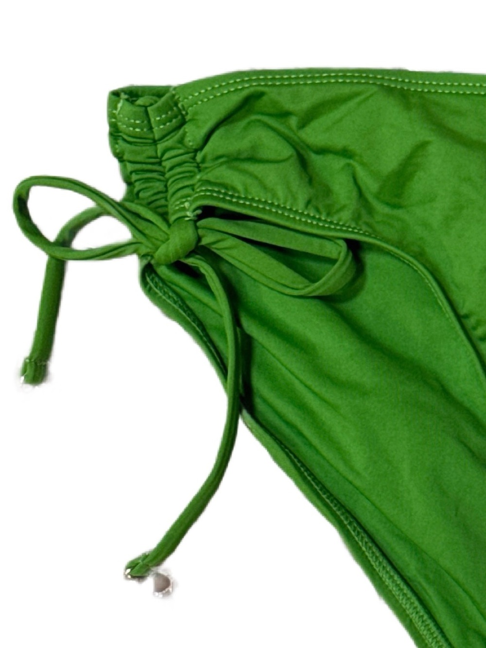 Anne Cole Low Rise Grass Green Side Tie Bikini Bottoms Women’s NWT Size S - Picture 3 of 10
